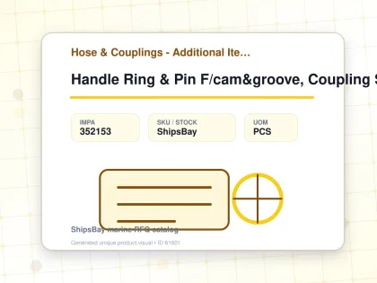 Handle Ring & Pin F/cam&groove, Coupling S.steel 1" Sm990025 - Hose & Couplings - Additional Items - IMPA 352153 - UOM PCS