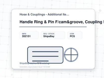 Handle Ring & Pin F/cam&groove, Coupling S.steel 1/2" Sm990015 - Hose & Couplings - Additional Items - IMPA 352151 - UOM PCS