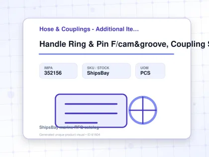 Handle Ring & Pin F/cam&groove, Coupling S.steel 2" Sm990050 - Hose & Couplings - Additional Items - IMPA 352156 - UOM PCS