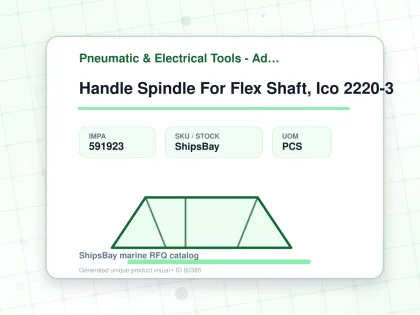 Handle Spindle For Flex Shaft, Ico 2220-3 - Pneumatic & Electrical Tools - Additional Items - IMPA 591923 - UOM PCS