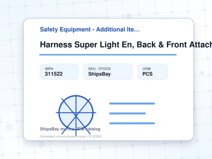 Harness Super Light En, Back & Front Attach L 10152176 - Safety Equipment - Additional Items - IMPA 311522 - UOM PCS