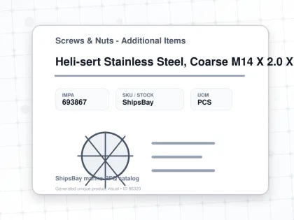 Heli-sert Stainless Steel, Coarse M14 X 2.0 X 21mm - Screws & Nuts - Additional Items - IMPA 693867 - UOM PCS