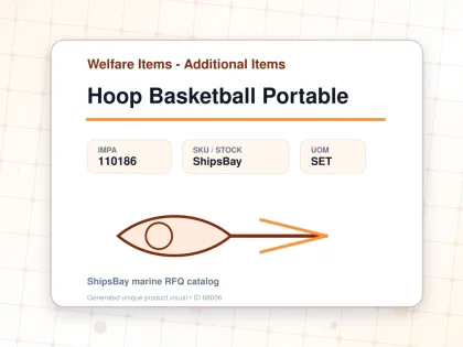 Hoop Basketball Portable - Welfare Items - Additional Items - IMPA 110186 - UOM SET