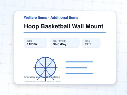 Hoop Basketball Wall Mount - Welfare Items - Additional Items - IMPA 110187 - UOM SET