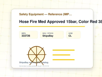 Hose Fire Med Approved 15bar, Color Red 38mmx15mtr Sf123038 - Safety Equipment — Reference (IMPA) - IMPA 333726 - UOM CL