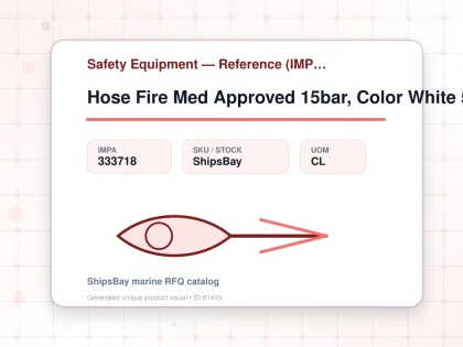 Hose Fire Med Approved 15bar, Color White 52mmx15m Sf121051 - Safety Equipment — Reference (IMPA) - IMPA 333718 - UOM CL