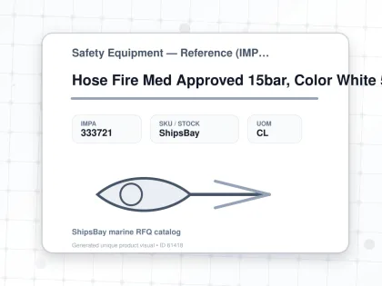Hose Fire Med Approved 15bar, Color White 52mmx30m Sf1210523 - Safety Equipment — Reference (IMPA) - IMPA 333721 - UOM CL