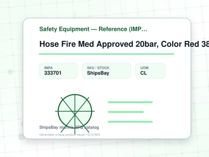 Hose Fire Med Approved 20bar, Color Red 38mmx15mtr Sf1200381 - Safety Equipment — Reference (IMPA) - IMPA 333701 - UOM CL