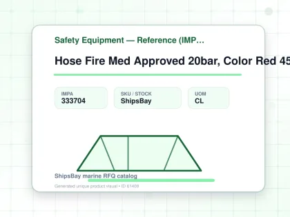 Hose Fire Med Approved 20bar, Color Red 45mmx20mtr Sf120045 - Safety Equipment — Reference (IMPA) - IMPA 333704 - UOM CL