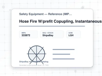 Hose Fire W/prefit Copupling, Instantaneous Alumi W 65mmx25m - Safety Equipment — Reference (IMPA) - IMPA 333872 - UOM LGH