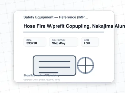 Hose Fire W/prefit Copupling, Nakajima Alumi White 65mmx30m - Safety Equipment — Reference (IMPA) - IMPA 333790 - UOM LGH