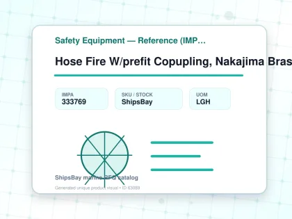 Hose Fire W/prefit Copupling, Nakajima Brass White 65mmx20m - Safety Equipment — Reference (IMPA) - IMPA 333769 - UOM LGH