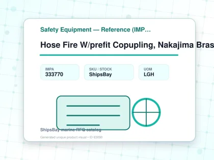 Hose Fire W/prefit Copupling, Nakajima Brass White 65mmx25m - Safety Equipment — Reference (IMPA) - IMPA 333770 - UOM LGH