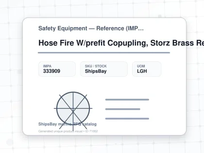 Hose Fire W/prefit Copupling, Storz Brass Red 75mmx30mtr - Safety Equipment — Reference (IMPA) - IMPA 333909 - UOM LGH