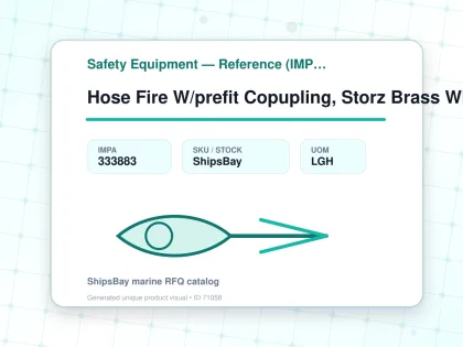 Hose Fire W/prefit Copupling, Storz Brass White 38mmx15mtr - Safety Equipment — Reference (IMPA) - IMPA 333883 - UOM LGH
