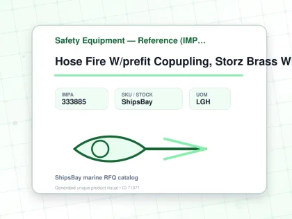 Hose Fire W/prefit Copupling, Storz Brass White 38mmx25mtr - Safety Equipment — Reference (IMPA) - IMPA 333885 - UOM LGH