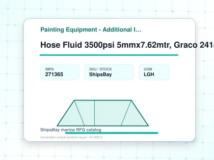 Hose Fluid 3500psi 5mmx7.62mtr, Graco 241812 - Painting Equipment - Additional Items - IMPA 271365 - UOM LGH