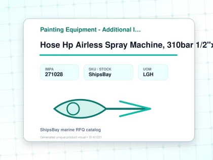 Hose Hp Airless Spray Machine, 310bar 1/2"x15.2m Graco H45050 - Painting Equipment - Additional Items - IMPA 271028 - UOM LGH