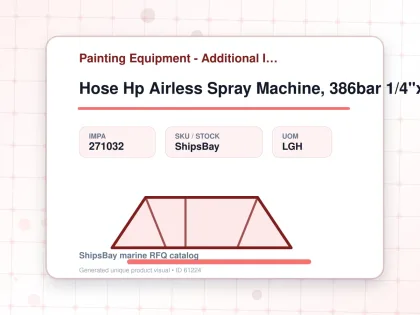 Hose Hp Airless Spray Machine, 386bar 1/4"x15.2m Graco H52550 - Painting Equipment - Additional Items - IMPA 271032 - UOM LGH