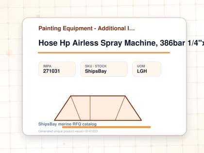 Hose Hp Airless Spray Machine, 386bar 1/4"x7.6m Graco H52525 - Painting Equipment - Additional Items - IMPA 271031 - UOM LGH