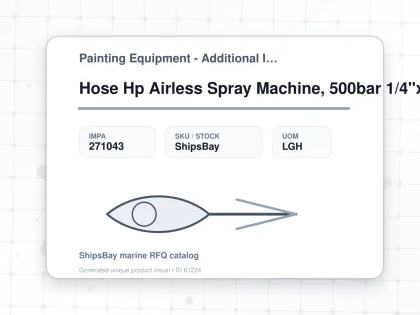 Hose Hp Airless Spray Machine, 500bar 1/4"x30.5m Graco H7251x - Painting Equipment - Additional Items - IMPA 271043 - UOM LGH