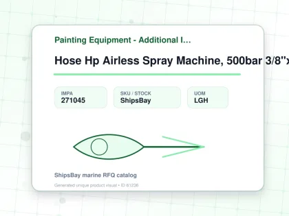 Hose Hp Airless Spray Machine, 500bar 3/8"x15.2m Graco H73850 - Painting Equipment - Additional Items - IMPA 271045 - UOM LGH