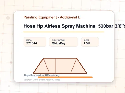 Hose Hp Airless Spray Machine, 500bar 3/8"x7.6m Graco H73825 - Painting Equipment - Additional Items - IMPA 271044 - UOM LGH