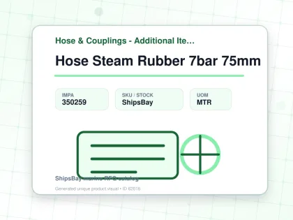 Hose Steam Rubber 7bar 75mm - Hose & Couplings - Additional Items - IMPA 350259 - UOM MTR