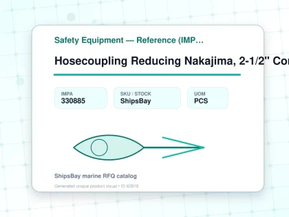 Hosecoupling Reducing Nakajima, 2-1/2" Connect X 2"hose End - Safety Equipment — Reference (IMPA) - IMPA 330885 - UOM PCS