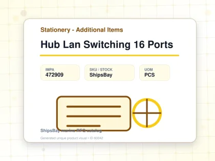 Hub Lan Switching 16 Ports - Stationery - Additional Items - IMPA 472909 - UOM PCS