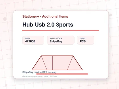 Hub Usb 2.0 3ports - Stationery - Additional Items - IMPA 472858 - UOM PCS
