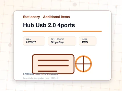Hub Usb 2.0 4ports - Stationery - Additional Items - IMPA 472857 - UOM PCS