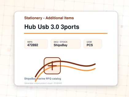 Hub Usb 3.0 3ports - Stationery - Additional Items - IMPA 472892 - UOM PCS