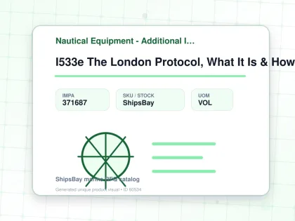 I533e The London Protocol, What It Is & How To Implement - Nautical Equipment - Additional Items - IMPA 371687 - UOM VOL