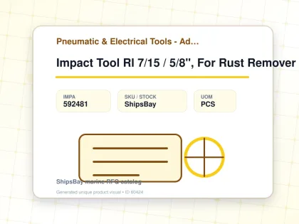 Impact Tool Rl 7/15 / 5/8", For Rust Remover - Pneumatic & Electrical Tools - Additional Items - IMPA 592481 - UOM PCS