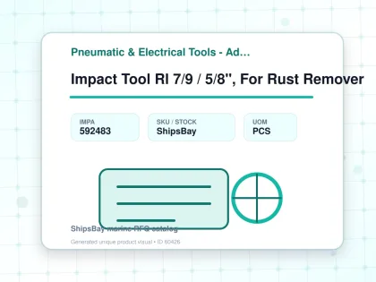 Impact Tool Rl 7/9 / 5/8", For Rust Remover - Pneumatic & Electrical Tools - Additional Items - IMPA 592483 - UOM PCS