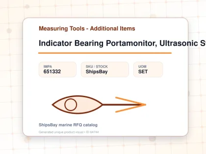 Indicator Bearing Portamonitor, Ultrasonic Stress Wave - Measuring Tools - Additional Items - IMPA 651332 - UOM SET