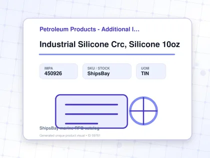 Industrial Silicone Crc, Silicone 10oz - Petroleum Products - Additional Items - IMPA 450926 - UOM TIN