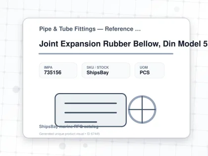 Joint Expansion Rubber Bellow, Din Model 5570 Nd500 L:200mm - Pipe & Tube Fittings — Reference (IMPA) - IMPA 735156 - UOM PCS