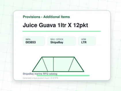 Juice Guava 1ltr X 12pkt - Provisions - Additional Items - IMPA 003853 - UOM LTR