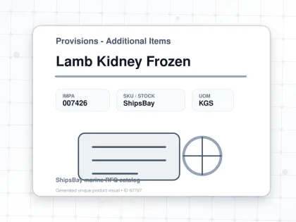 Lamb Kidney Frozen - Provisions - Additional Items - IMPA 007426 - UOM KGS