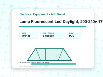 Lamp Fluorescent Led Daylight, 200-240v 17w 28x1198mm - Electrical Equipment - Additional Items - IMPA 791485 - UOM PCS