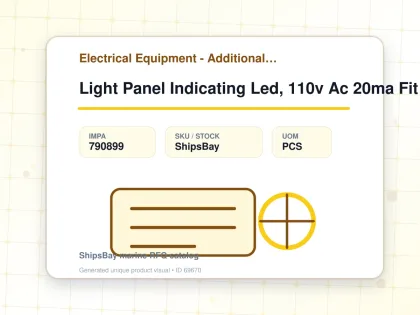 Light Panel Indicating Led, 110v Ac 20ma Fit:22mm Green - Electrical Equipment - Additional Items - IMPA 790899 - UOM PCS