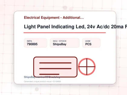 Light Panel Indicating Led, 24v Ac/dc 20ma Fit:22mm Yellow - Electrical Equipment - Additional Items - IMPA 790895 - UOM PCS