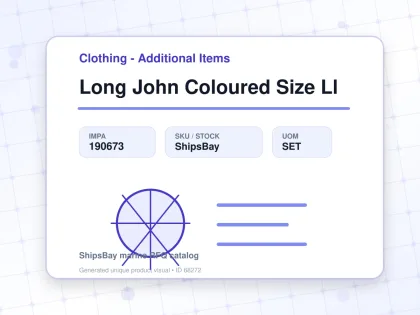 Long John Coloured Size Ll - Clothing - Additional Items - IMPA 190673 - UOM SET