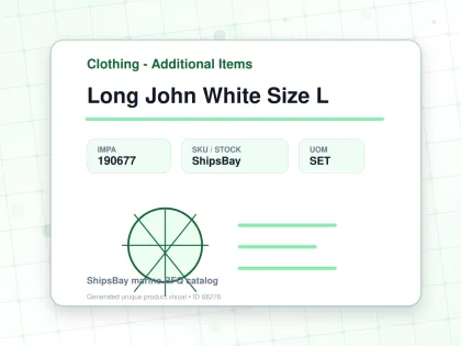 Long John White Size L - Clothing - Additional Items - IMPA 190677 - UOM SET