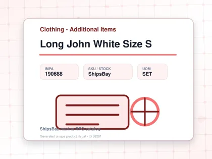 Long John White Size S - Clothing - Additional Items - IMPA 190688 - UOM SET