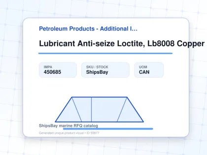 Lubricant Anti-seize Loctite, Lb8008 Copper 1lb - Petroleum Products - Additional Items - IMPA 450685 - UOM CAN