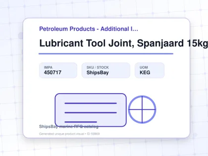 Lubricant Tool Joint, Spanjaard 15kg - Petroleum Products - Additional Items - IMPA 450717 - UOM KEG