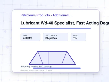 Lubricant Wd-40 Specialist, Fast Acting Degreaser 450ml - Petroleum Products - Additional Items - IMPA 450727 - UOM TIN